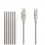 Apple USB-C į Lightning laidas (1m) MDGL4ZM/A - Baltas - Pintas nailonas - MFi sertifikuotas