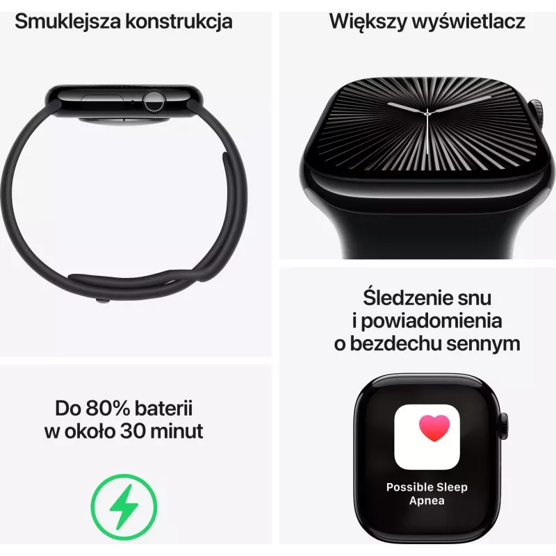 Apple Watch Series 10 LTE 42mm Aliuminis Rožinis auksas (MWX93QL/A)