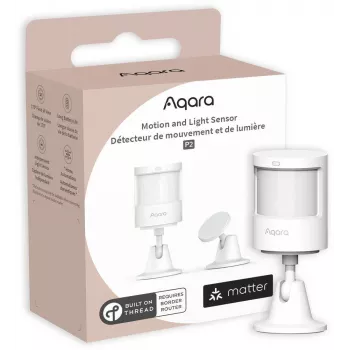 Aqara judesio ir šviesos jutiklis P2 - Thread, Bluetooth 5.0, baltas