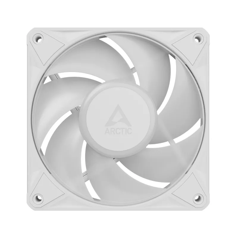 Arctic BioniX P12 A-RGB White 3-Pack – 120mm PWM Case Fan su Addressable RGB ir Daisy Chain, 450-3000 RPM
