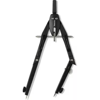 ARISTO AR55250 Shadow Bow kompasas - juodas, 360 mm, metalinis, su dėklu