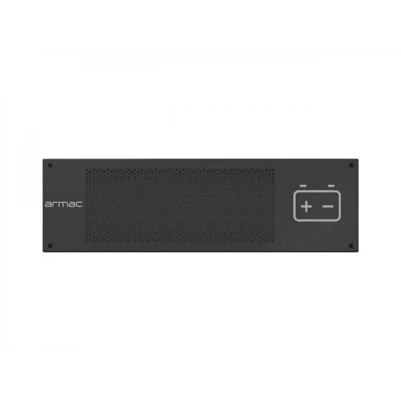 ARMAC B/2009/R/DF 3U Rackmount išorinis baterijų paketas Rack Online DF serijos 6kVA/10kVA UPS, 20x 12V 9Ah VRLA baterijos, 240V DC, juodas