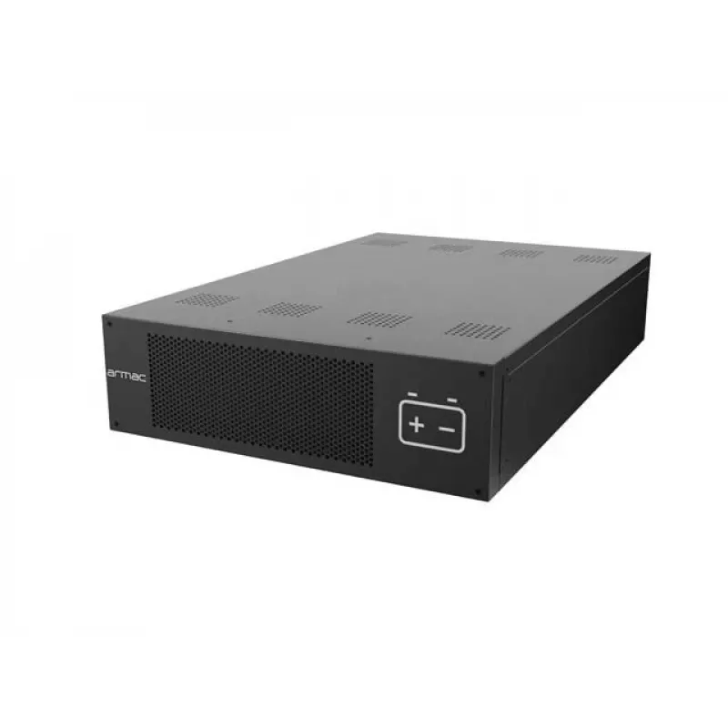 ARMAC B/2009/R/DF 3U Rackmount išorinis baterijų paketas Rack Online DF serijos 6kVA/10kVA UPS, 20x 12V 9Ah VRLA baterijos, 240V DC, juodas
