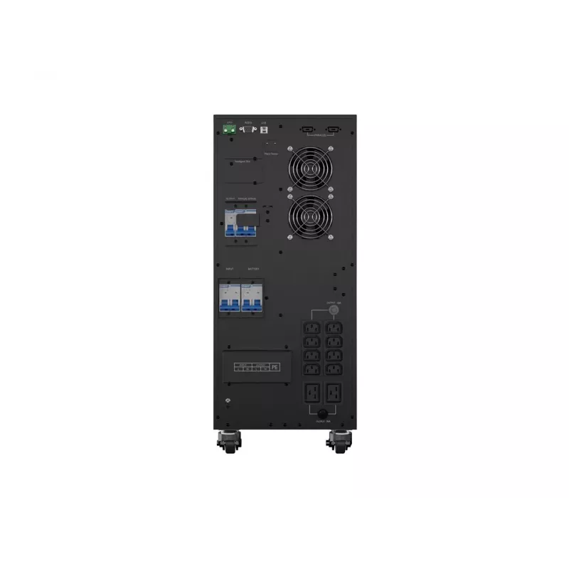ARMAC Office On-Line PF1 6000VA 6000W stovo/bokšto UPS, dvigubos konversijos, 8x IEC C13, 2x IEC C19, LCD, bedulkis metalinis korpusas