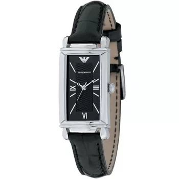 ARMANI AR0278 Moteriškas kvarcinis laikrodis 20mm Nerūdijantis plienas Sidabras Baltas