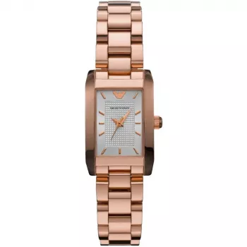 ARMANI AR0361 Moteriškas analoginis kvarcinis laikrodis 32 mm Nerūdijantis plienas Sidabrinis