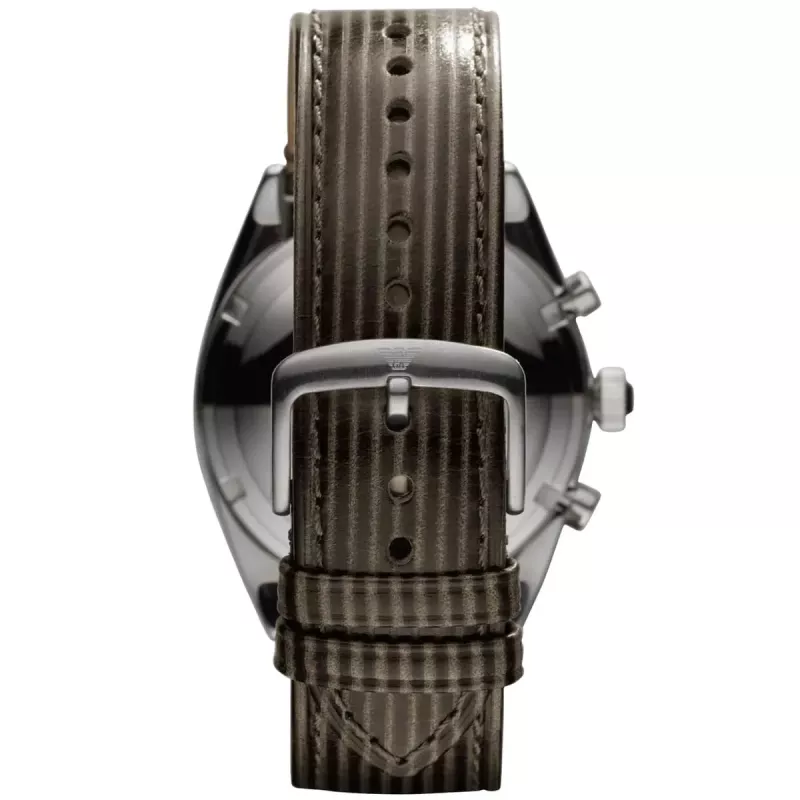 ARMANI AR0370 Vyriškas Chronografinis Nerūdijančio Plieno Laikrodis 43mm