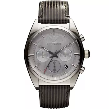 ARMANI AR0370 Vyriškas Chronografinis Nerūdijančio Plieno Laikrodis 43mm