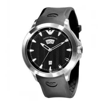 ARMANI AR0631 Vyriškas chronografinis nerūdijančio plieno laikrodis 45mm