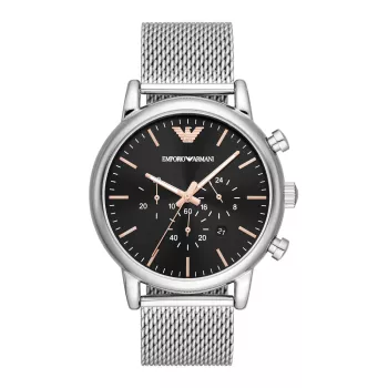 ARMANI AR11429 Vyrų kvarcinis chronografinis laikrodis 46mm nerūdijantis plienas