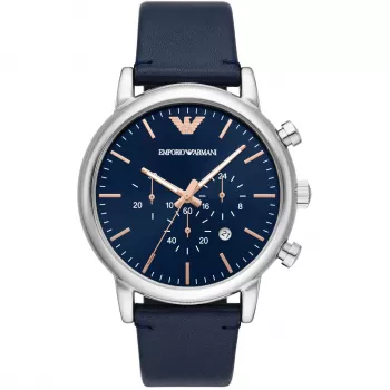 Armani AR11451 Vyriškas chronografinis nerūdijančio plieno laikrodis 46mm