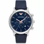 Armani AR11451 Vyriškas chronografinis nerūdijančio plieno laikrodis 46mm