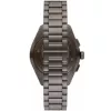 ARMANI AR11481 Vyrų Luigi Chronograph Quartz Laikrodis 43mm Juodas Ciferblatas Juodas Odinis Dirželis