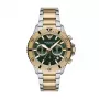 Armani AR11586 Vyriškas kvarcinis chronografo laikrodis 43mm mėlynas ciferblatas nerūdijantis plienas