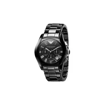 Armani AR1400 Vyrų Keraminis Chronografo Laikrodis 42 mm Juodas