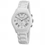 ARMANI AR1404 Ceramica Unisex Quartz Chronograph Laikrodis 38mm Juoda Keramika