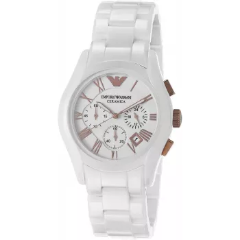 ARMANI AR1416 Vyriškas keraminis chronografo laikrodis 42mm juodas