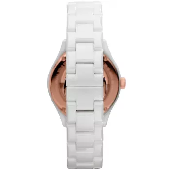 ARMANI AR1418 Moteriškas kvarcinis laikrodis 28mm Baltas keramikinis