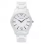 ARMANI AR1442 Vyriškas keraminis laikrodis 42mm juodas ciferblatas chronografas