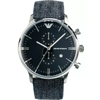 ARMANI AR1690 Vyriškas analoginis kvarcinis laikrodis 43mm nerūdijantis plienas juodas ciferblatas