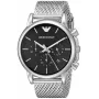 ARMANI AR1811 Vyriškas analoginis kvarcinis laikrodis 41mm nerūdijantis plienas juodas ciferblatas