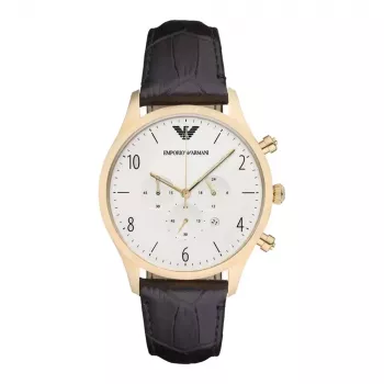Armani AR1892 Vyrų Kvarcinis Chronografas 43mm Nerūdijančio Plieno Mėlynas Ciferblatas