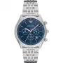ARMANI AR1974 Vyriškas Chronografo Kvarcinis Laikrodis 43mm Juodas Ciferblatas Odinis Dirželis