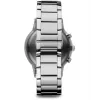 ARMANI AR2434 Vyriškas laikrodis su mėlynu ciferblatu, nerūdijančio plieno chronografas, 43 mm
