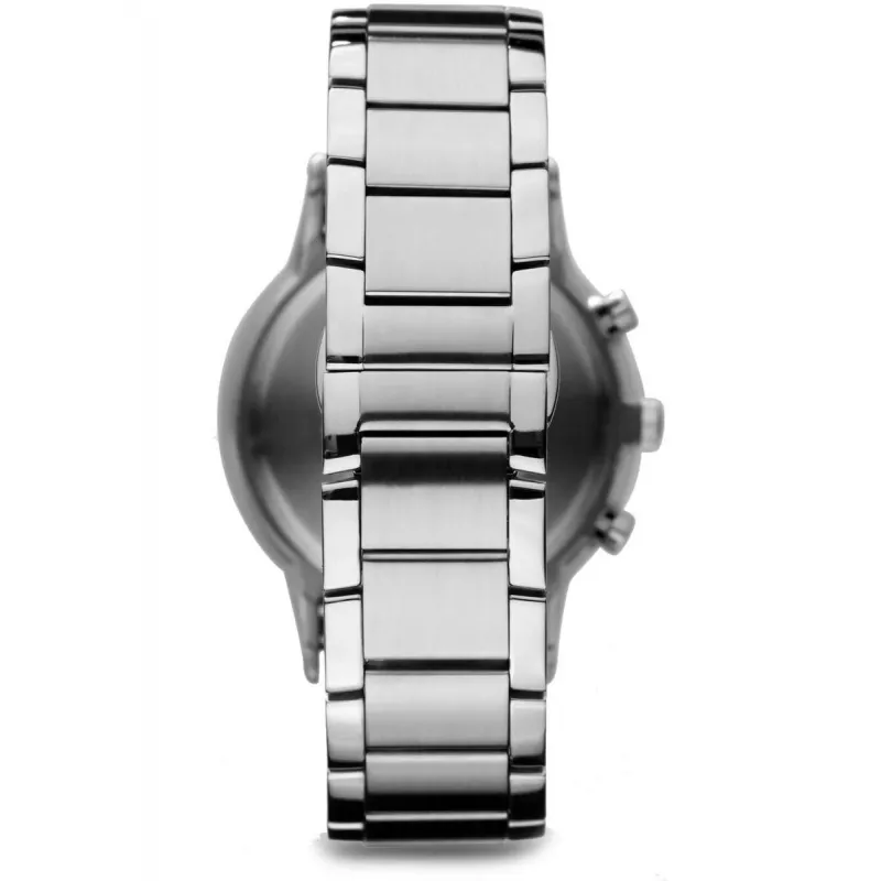 ARMANI AR2434 Vyriškas laikrodis su mėlynu ciferblatu, nerūdijančio plieno chronografas, 43 mm