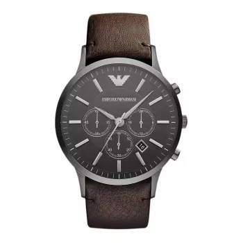 ARMANI AR2462 Vyriškas chronografinis laikrodis 46mm nerūdijantis plienas mėlynas ciferblatas