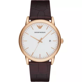 ARMANI AR2502 Vyriškas kvarcinis analoginis laikrodis 43mm nerūdijantis plienas mėlynas ciferblatas