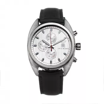 Armani AR5911 Vyriškas kvarcinis chronografo laikrodis 42mm juodas ciferblatas nerūdijantis plienas