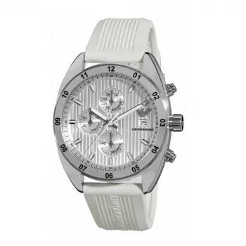 ARMANI AR5929 Vyriškas juodas chronografinis laikrodis 43mm nerūdijantis plienas