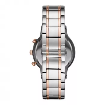 ARMANI AR80025 Vyriškas kvarcinis chronografo laikrodis 43mm nerūdijančio plieno mėlynu ciferblatu