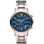 ARMANI AR80025 Vyriškas kvarcinis chronografo laikrodis 43mm nerūdijančio plieno mėlynu ciferblatu