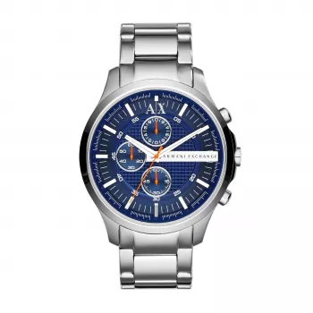 ARMANI EXCHANGE AX2155 Vyriškas analoginis kvarcinis laikrodis 46mm Nerūdijantis plienas Juodas ciferblatas