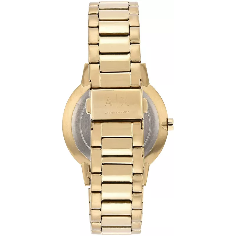 Armani Exchange AX2707 Vyriškas kvarcinis analoginis laikrodis 42 mm nerūdijantis plienas juodas ciferblatas