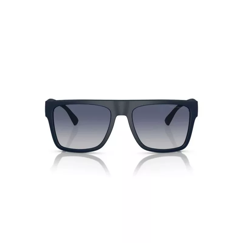 Armani Exchange AX4113S81814L Vyriški stačiakampiai akiniai nuo saulės matinė juoda tamsiai pilka 55/18/145 mm