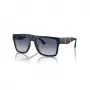Armani Exchange AX4113S81814L Vyriški stačiakampiai akiniai nuo saulės matinė juoda tamsiai pilka 55/18/145 mm