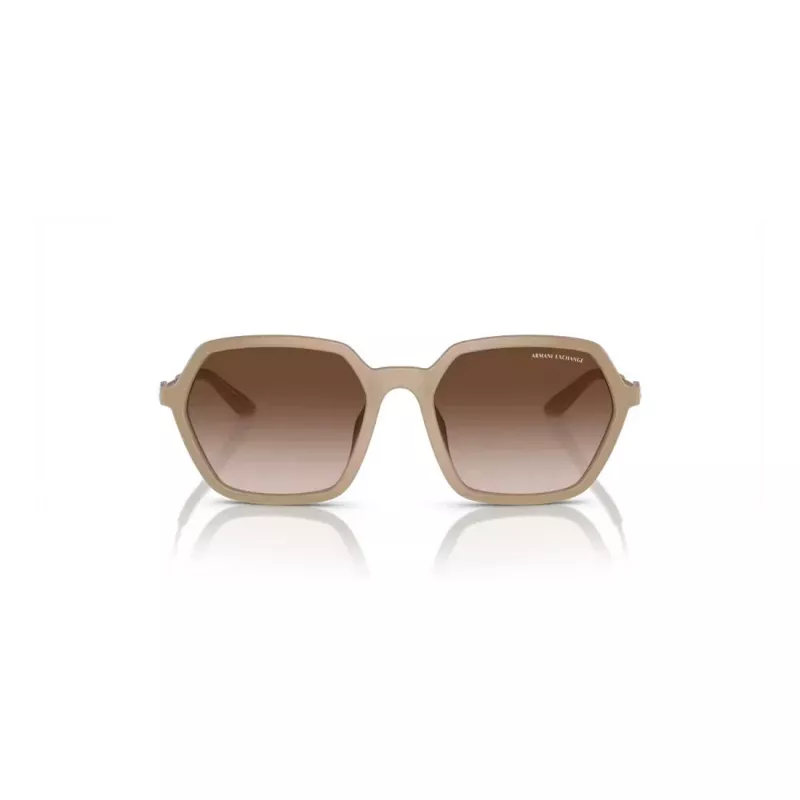 ARMANI EXCHANGE AX4139SU83421 Unisex Square Sunglasses Havana Brown Gradient 52mm