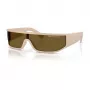 Armani Exchange AX4153SU83617 Unisex akiniai - juodas rėmelis, pilki lęšiai, skydo / kaukės forma, 140 mm lęšio plotis