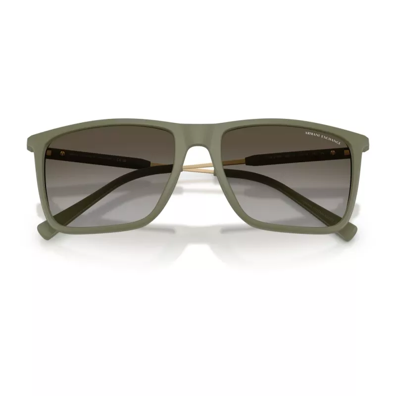 Armani Exchange AX4160S838113 Vyriški akiniai nuo saulės Havana Brown Gradient 57mm