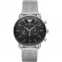 ARMANI Exchange vyriškas chronografinis laikrodis AR11104 46mm juodas nerūdijantis plienas