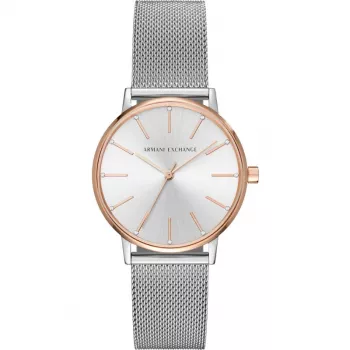 ARMANI EXCHANGE Moteriškas AX5537 Kvarcinis Analoginis Laikrodis 36 mm Sidabrinis Nerūdijantis Plienas