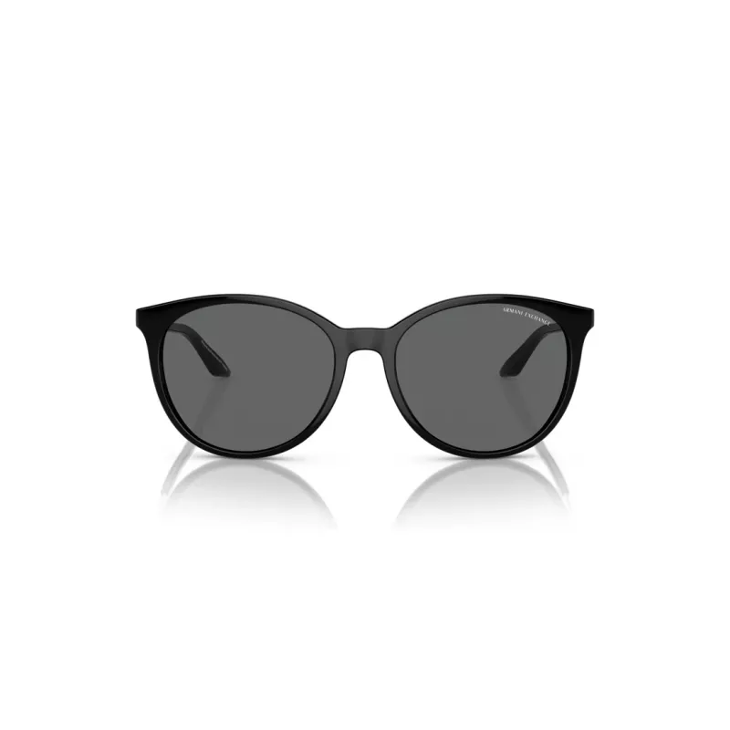 Armani Exchange Moteriški Akiniai Nuo Saulės AX4140S815887 - Juodas Rėmelis, Pilki Lęšiai, 55 mm