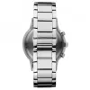 Armani vyriškas chronografo laikrodis AR11164, 43 mm, nerūdijančio plieno, juodas ciferblatas