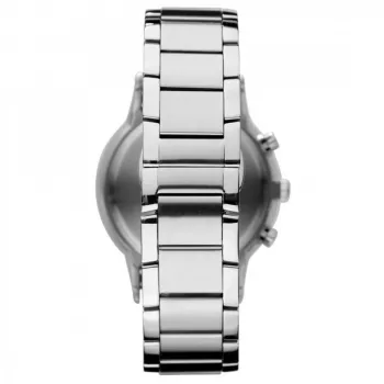 Armani vyriškas chronografo laikrodis AR11164, 43 mm, nerūdijančio plieno, juodas ciferblatas