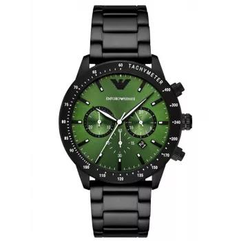 ARMANI vyriškas AR11472 kvarcinis chronografo laikrodis 43 mm nerūdijantis plienas