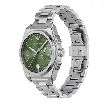 Armani vyriškas AR11640 nerūdijančio plieno chronografo laikrodis, 43 mm