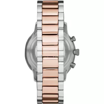 Armani vyriškas Luigi kvarcinis laikrodis AR11209 43mm nerūdijančio plieno juodas ciferblatas